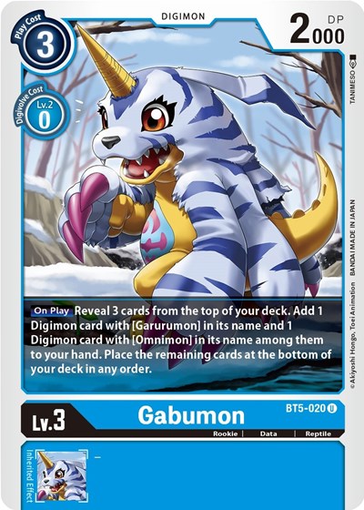 Gabumon from Battle of Omni
