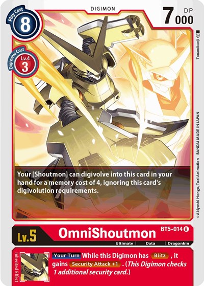 OmniShoutmon from Battle of Omni
