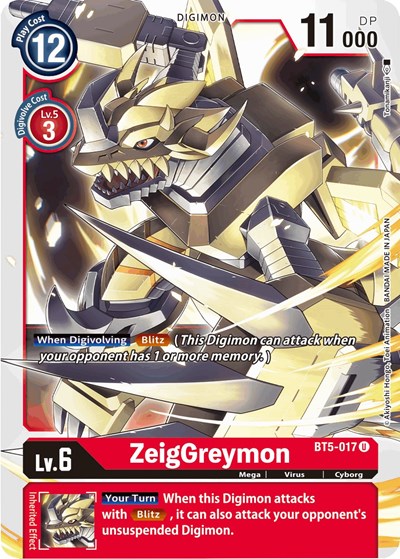 ZeigGreymon from Battle of Omni