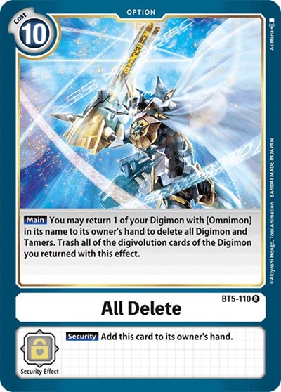 All Delete from Battle of Omni