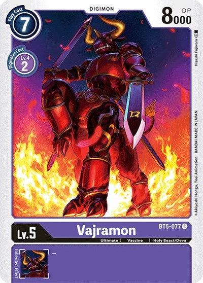 Vajramon from Battle of Omni