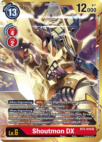 Shoutmon DX (Alternate Art) from Battle of Omni