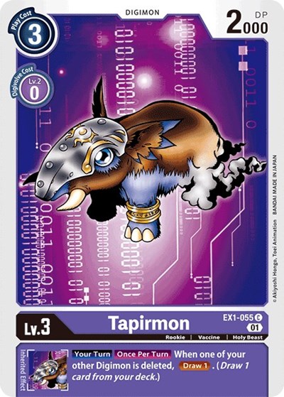 Tapirmon from Classic Collection
