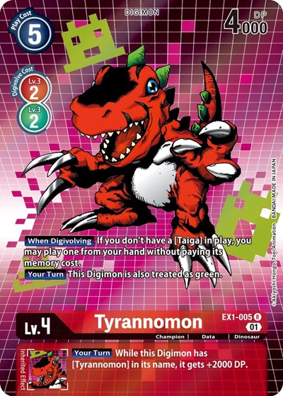 Tyrannomon (Alternate Art) from Classic Collection