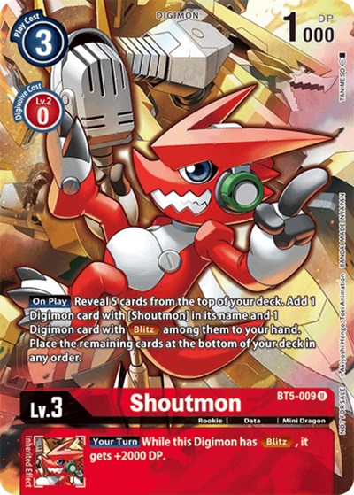 Shoutmon (Tamer's Evolution Box 2) from Battle of Omni
