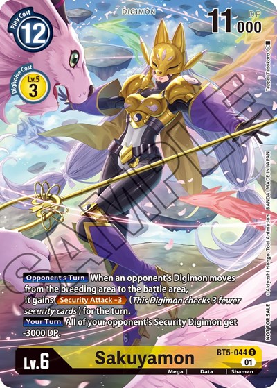 Sakuyamon (Tamer's Card Set 1) from Battle of Omni
