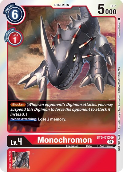 Monochromon (ST-11 Special Entry Pack) from Battle of Omni