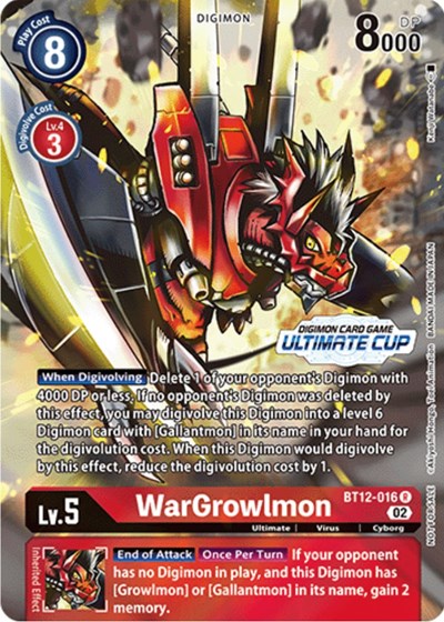 WarGrowlmon (Ultimate Cup) from Across Time