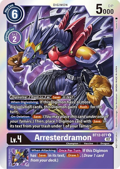 Arresterdramon (Box Topper) from Across Time
