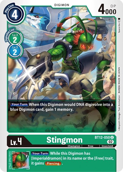 Stingmon from Across Time