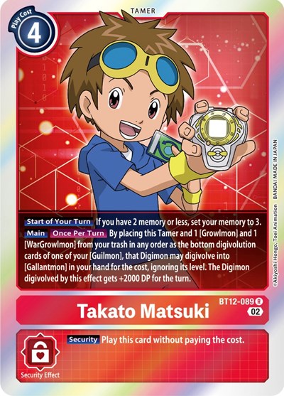 Takato Matsuki from Across Time