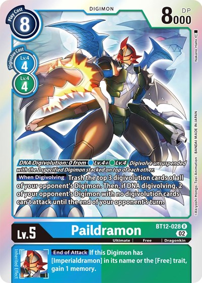 Paildramon from Across Time