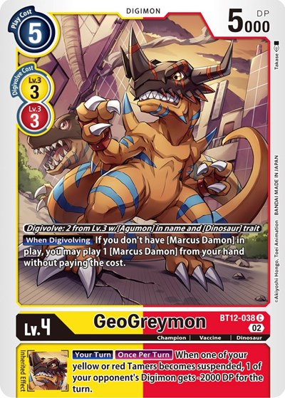 GeoGreymon from Across Time