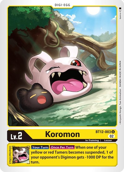 Koromon from Across Time