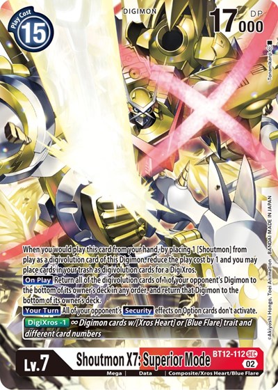Shoutmon X7: Superior Mode from Across Time