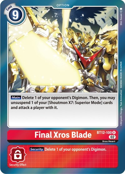 Final Xros Blade from Across Time