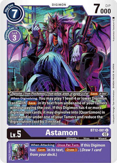 Astamon from Across Time