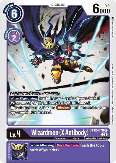 Wizardmon (X Antibody) from Across Time