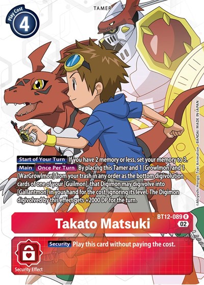 Takato Matsuki (Alternate Art) from Across Time