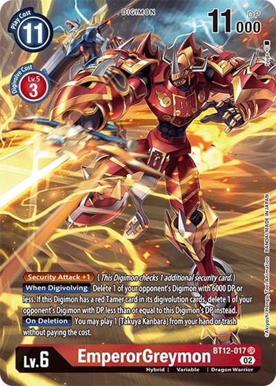 EmperorGreymon (Alternate Art) from Across Time
