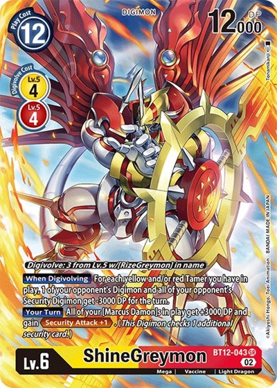 ShineGreymon (Alternate Art) from Across Time