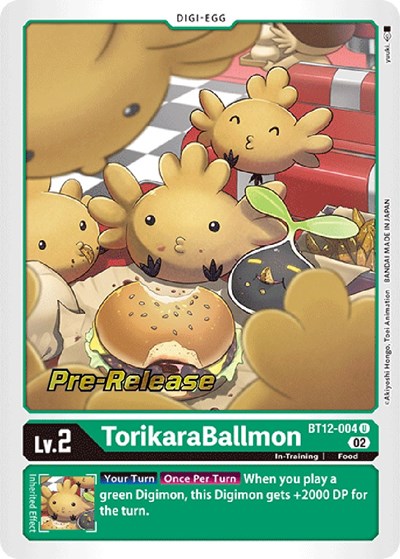 TorikaraBallmon from Across Time Pre-Release Cards