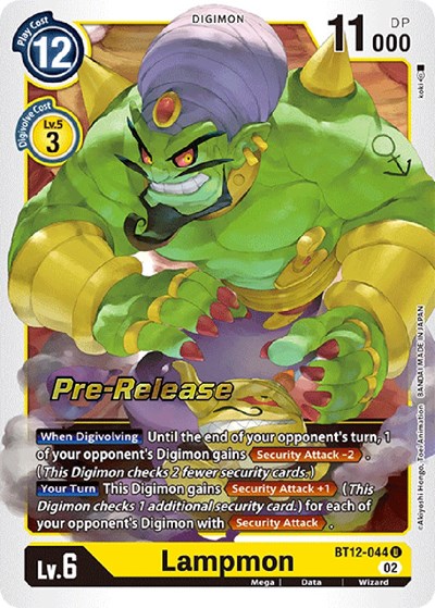 Lampmon from Across Time Pre-Release Cards