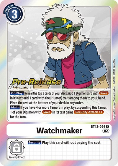 Watchmaker from Across Time Pre-Release Cards