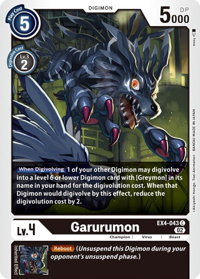 Garurumon from Alternative Being Booster