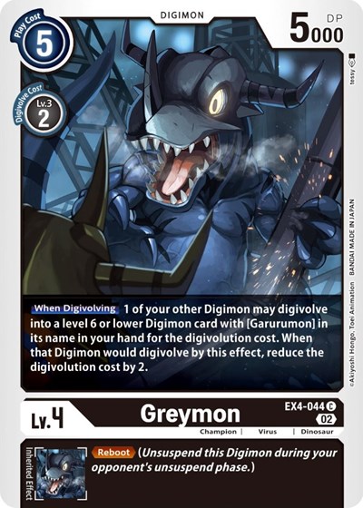 Greymon - EX4-044 from Alternative Being Booster