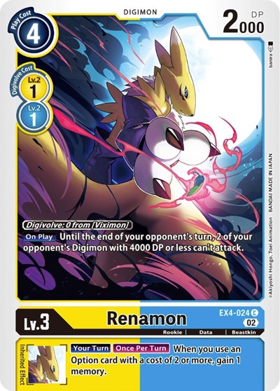 Renamon from Alternative Being Booster