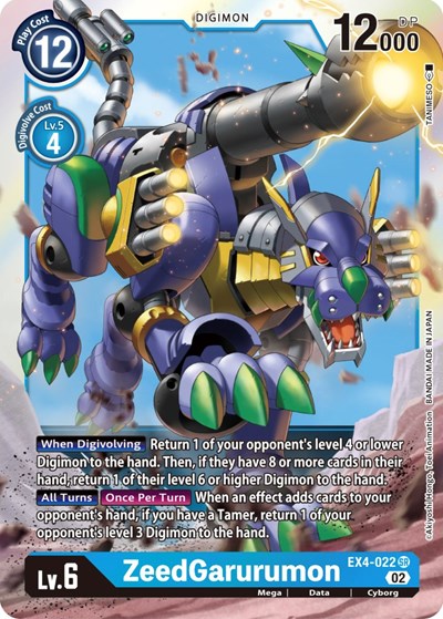 ZeedGarurumon from Alternative Being Booster