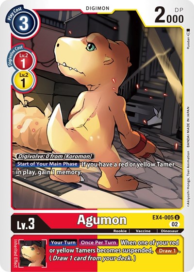 Agumon - EX4-005 from Alternative Being Booster