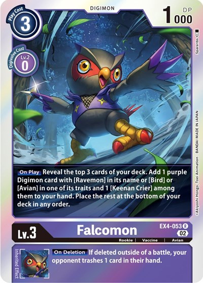 Falcomon from Alternative Being Booster