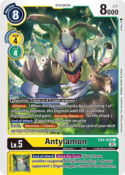 Antylamon - EX4-029 from Alternative Being Booster