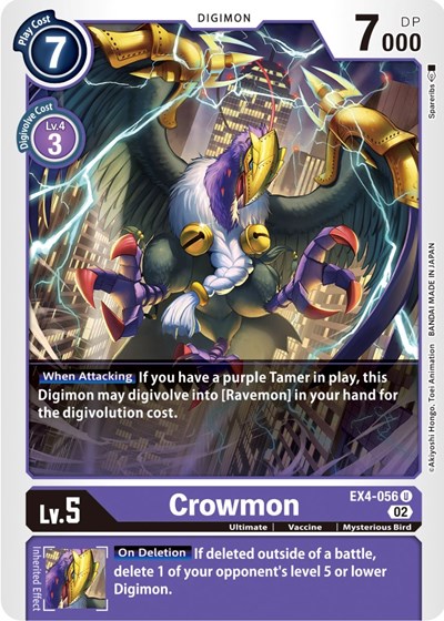 Crowmon from Alternative Being Booster