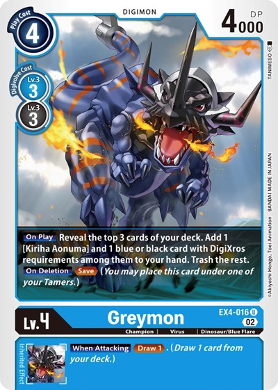 Greymon - EX4-016 from Alternative Being Booster
