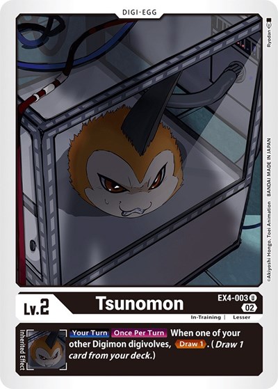 Tsunomon from Alternative Being Booster