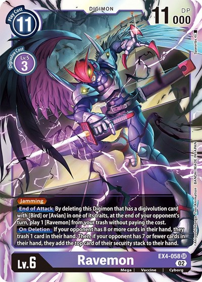 Ravemon from Alternative Being Booster