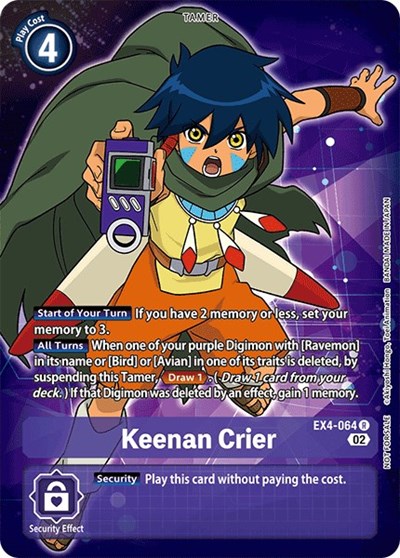 Keenan Crier (Alternate Art) from Alternative Being Booster