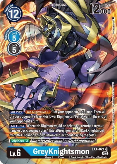 GreyKnightsmon (Alternate Art) from Alternative Being Booster