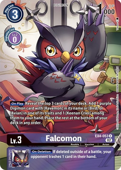 Falcomon (Alternate Art) from Alternative Being Booster