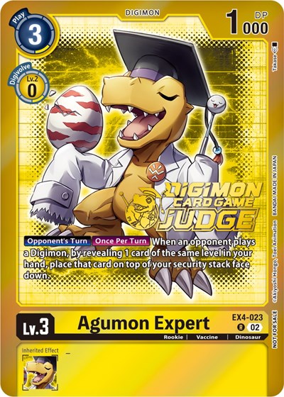 Agumon Expert - EX4-023 (Judge Pack 4) from Alternative Being Booster