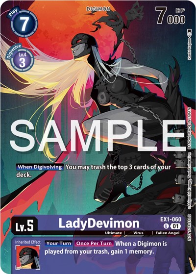 LadyDevimon (Digimon Illustration Competition Pack 2023) from Classic Collection