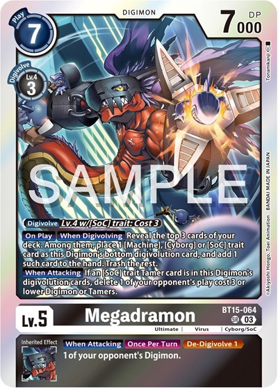 Megadramon from Exceed Apocalypse