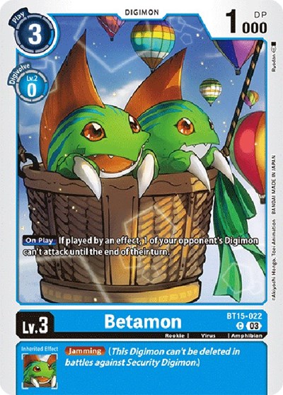 Betamon from Exceed Apocalypse