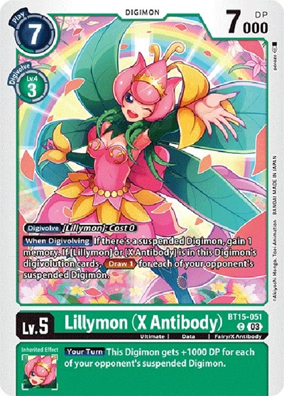 Lillymon (X Antibody) from Exceed Apocalypse