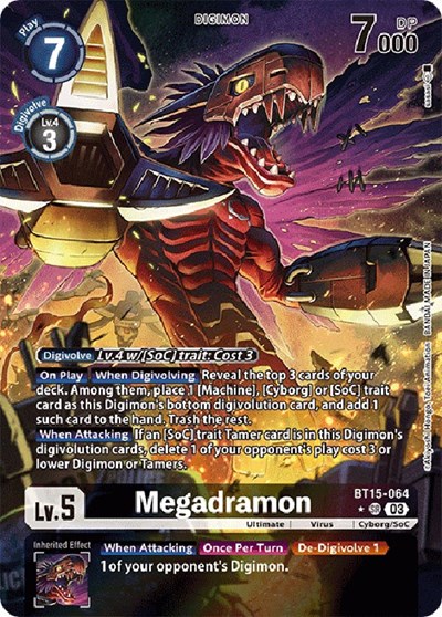Megadramon (Alternate Art) from Exceed Apocalypse
