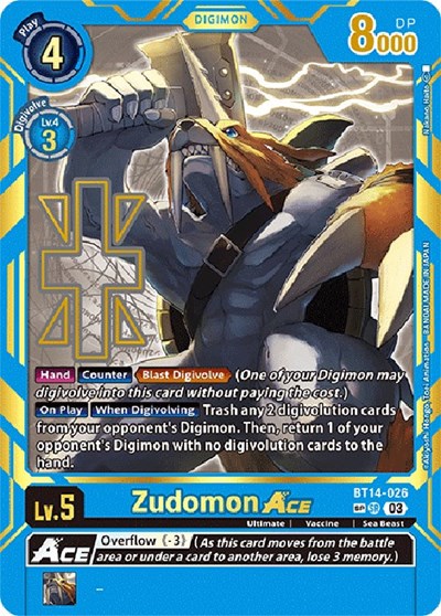 Zudomon ACE (Special Rare) from Exceed Apocalypse