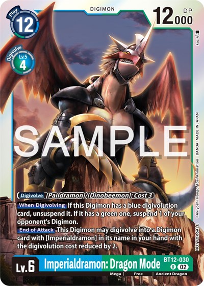 Imperialdramon: Dragon Mode (Event Pack 6) from Across Time